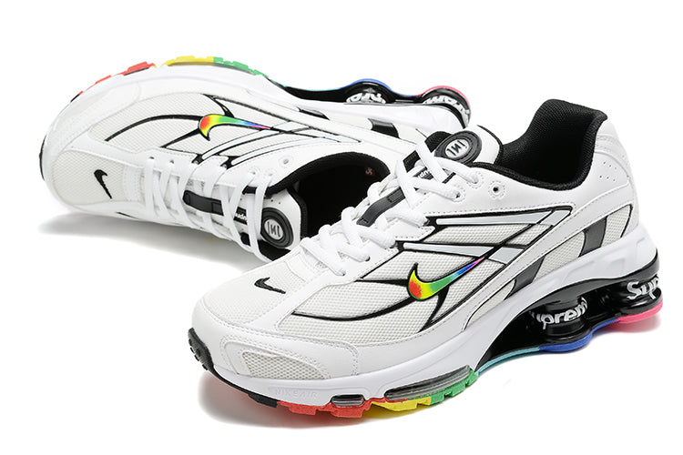 TÊNIS NIKE SHOX RIDE 2 X SUPREME COLORS BRANCO