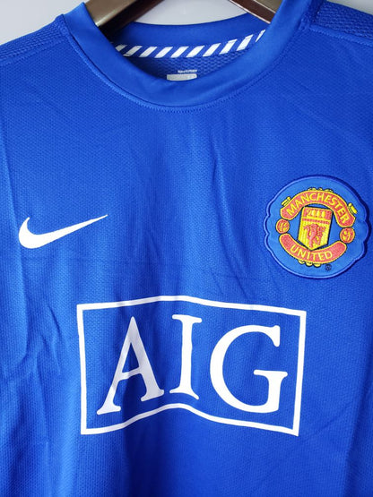 Camisa Azul Retro Manchester United - 2008