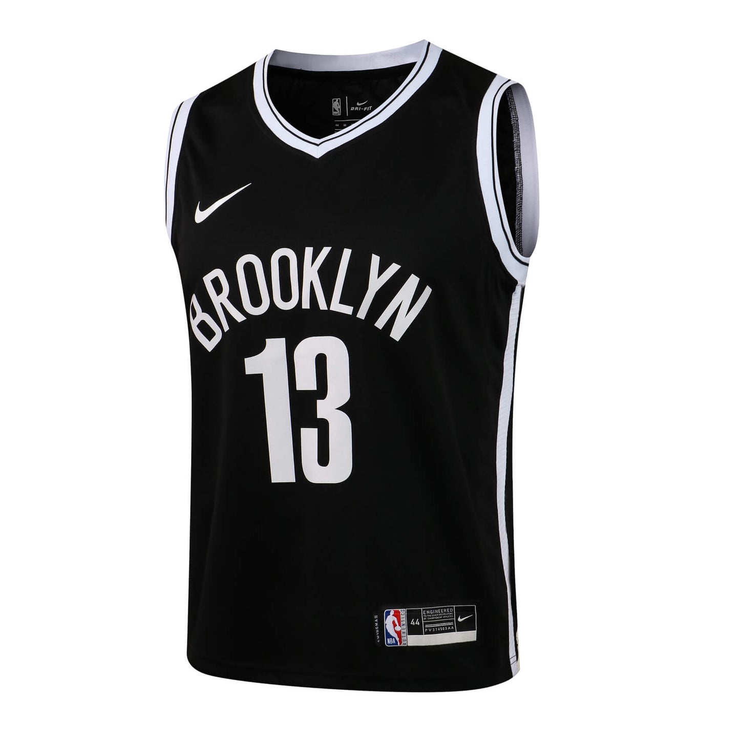 Regata NBA Brooklyn Nets Harden n°13 Masculina - Preto