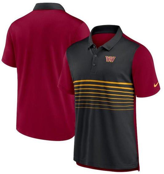 Camisa Polo Nike Washington Commanders - Preta/Vermelha