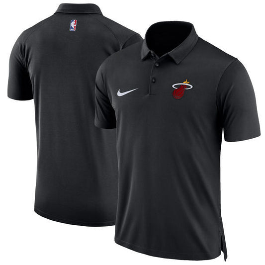 Camisa Polo Nike Miami Heat - Preta