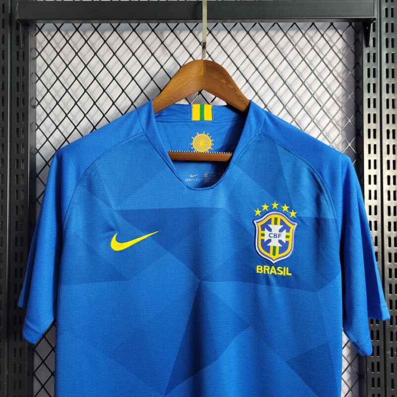 Camisa Retrô Azul Brasil 2018