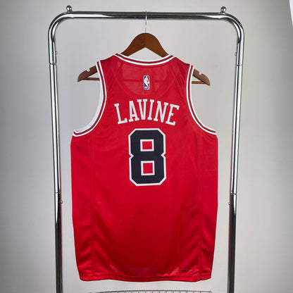 Regata NBA Chicago Bulls Icon Edition 23/24 Zach LaVine Vermelha