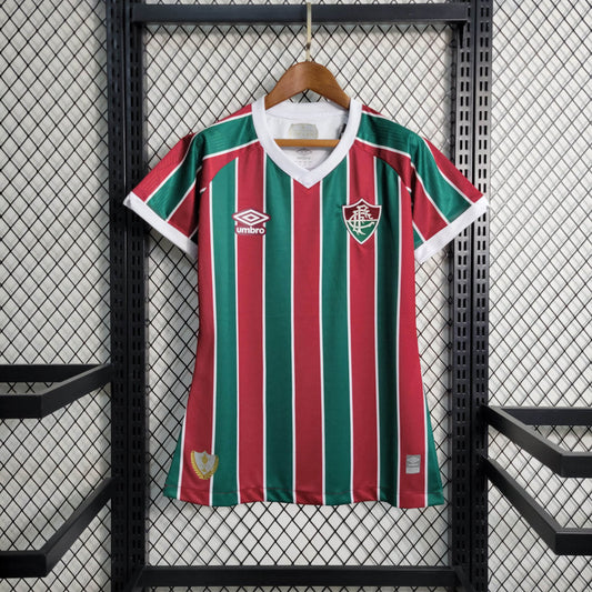 Camisa Feminina Tricolor Fluminense Principal – 23/24