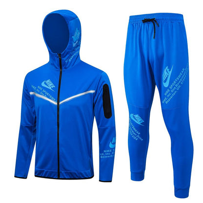 Conjunto SportWear Nike Tech Fleece Azul