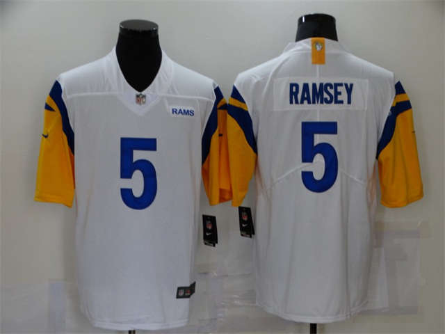 Jersey Los Angeles Rams Vapor Limited Branca