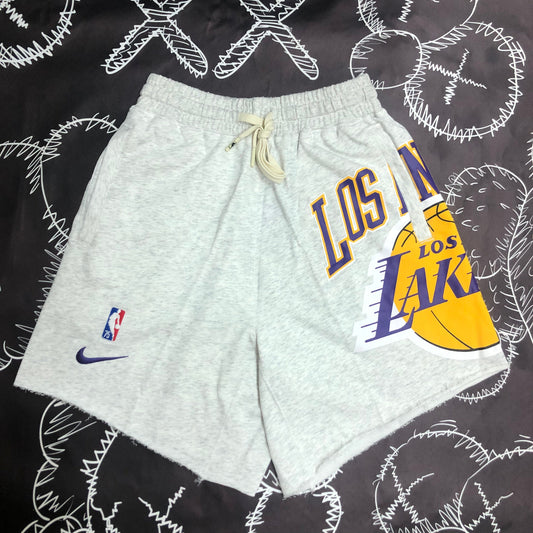 Short Casual Los Angeles Lakers Cinza