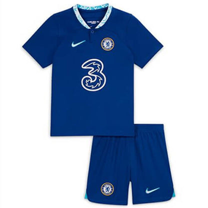 Kit Infantil Chelsea I 22/23 Unissex - Azul