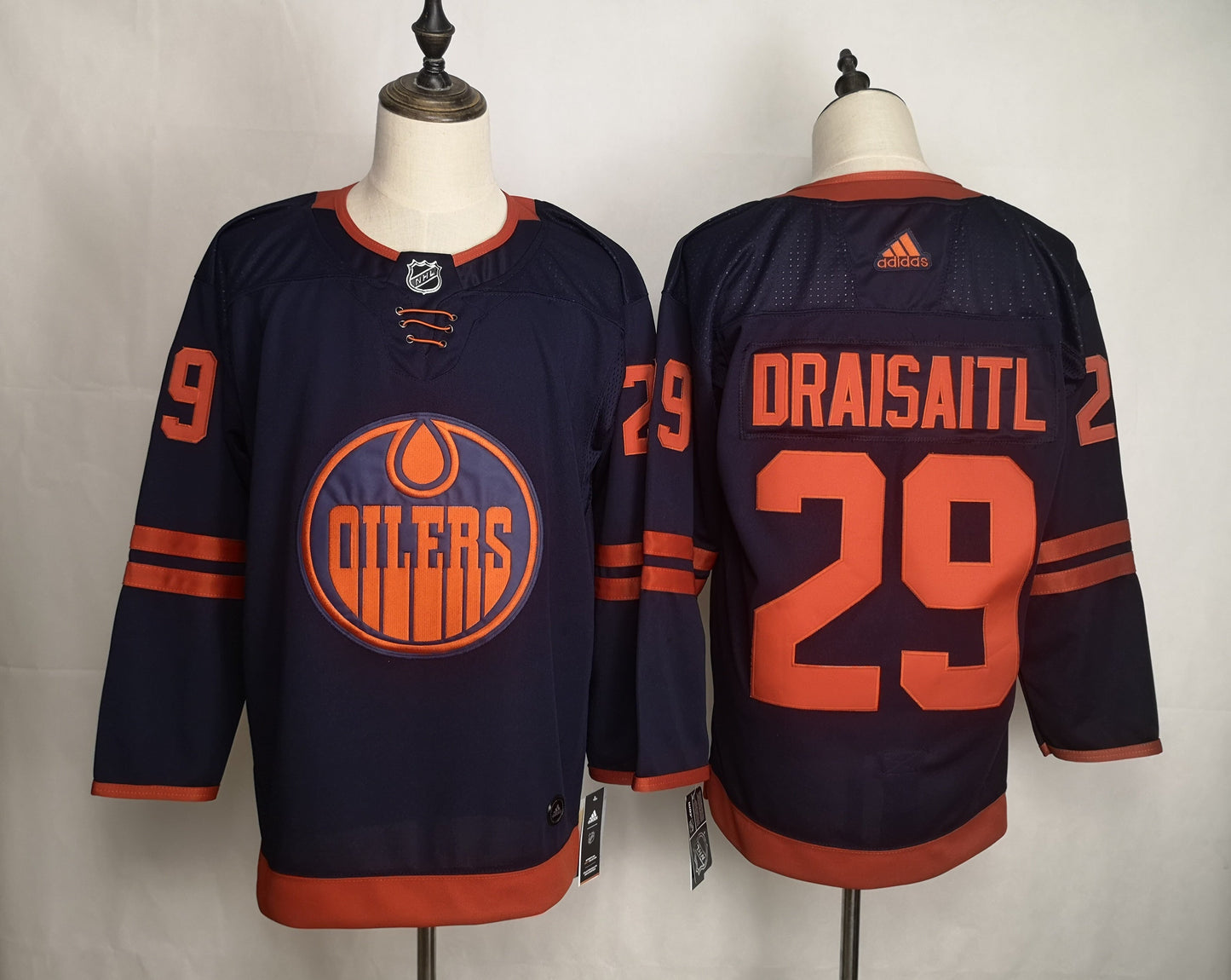 Jersey Edmonton Oilers Azul Marinho