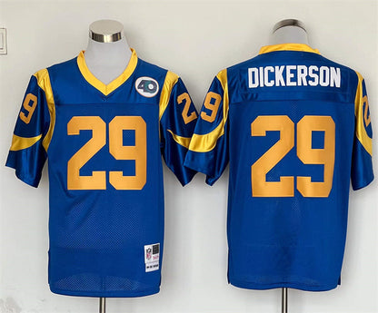 Jersey Los Angeles Rams Mitchell & Ness Throwback Azul