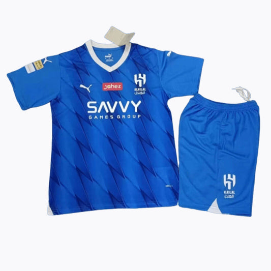 kit Infantil Al Hilal Infantil I 23/24 Unissex - Azul