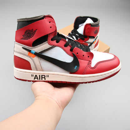 TÊNIS AIR JORDAN 1 RETRO HIGH CHICAGO x OFF WHITE