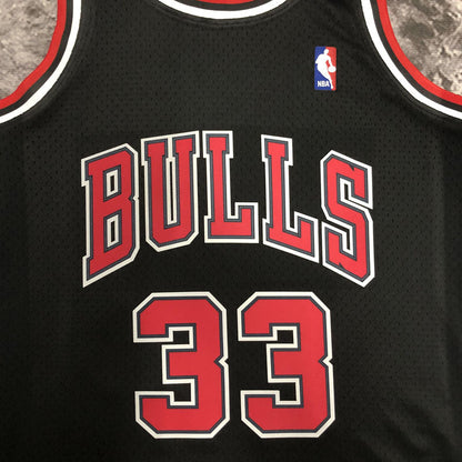 Regata Chicago Bulls Retrô Mitchell & Ness 1997/1998 Scottie Pippen Preta