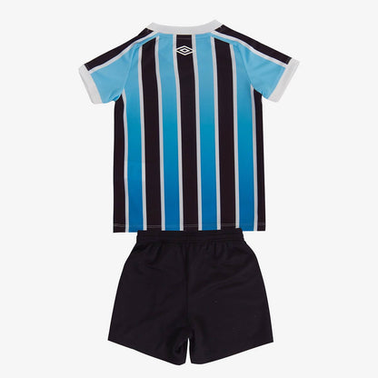 Kit Infantil Grêmio I 22/23 Unissex - Azul+Preto