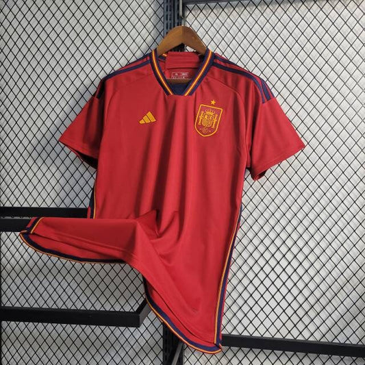 Camisa Espanha Vermelha Copa do Mundo 2022