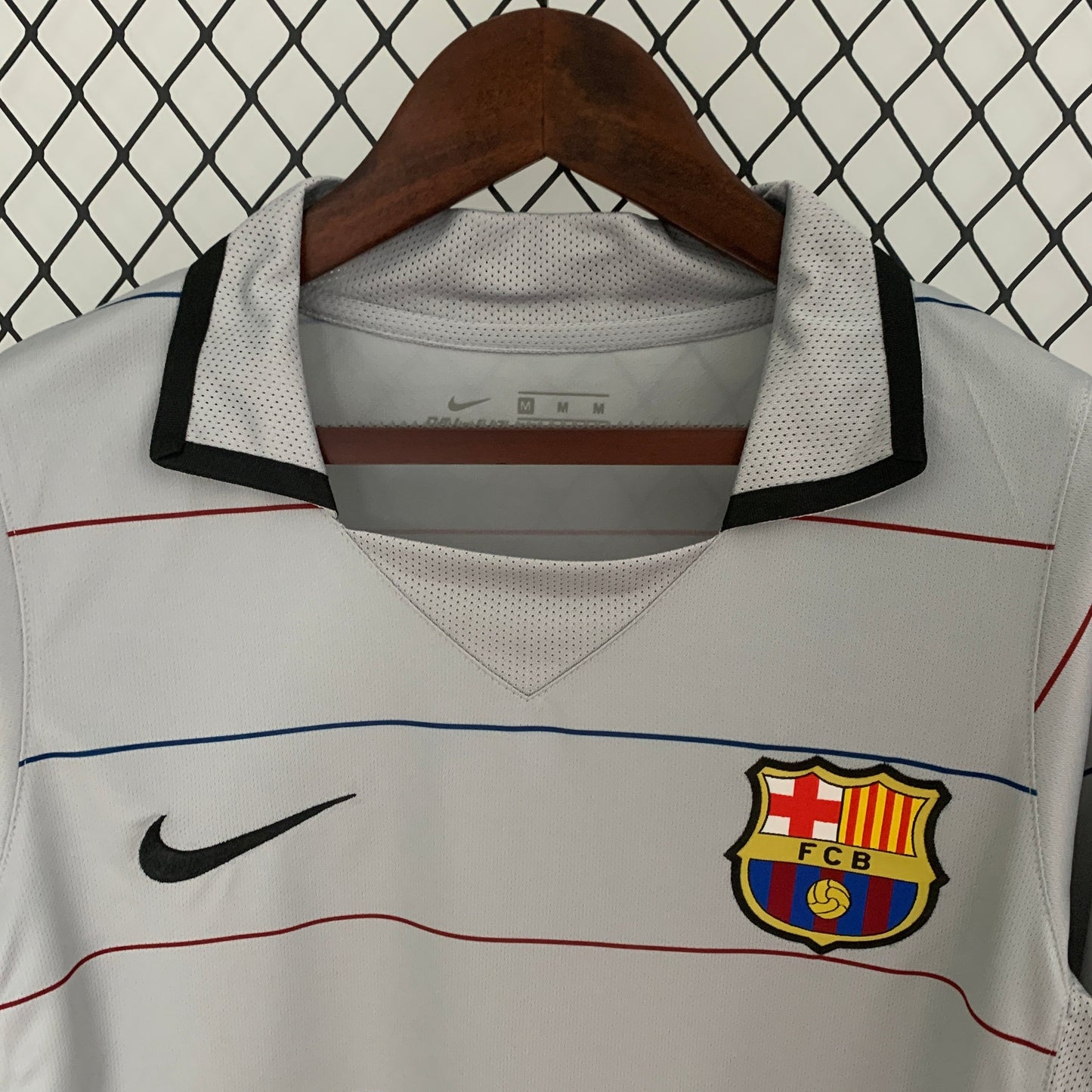 Camisa Cinza Retrô Barcelona - 2004