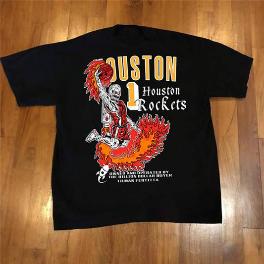 Camiseta Houston Rockets "Flying Tilman Fertitta" Warren Lotas