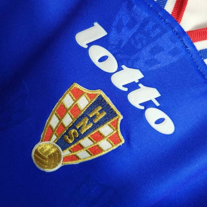 Camisa Azul Retrô Croacia 1998