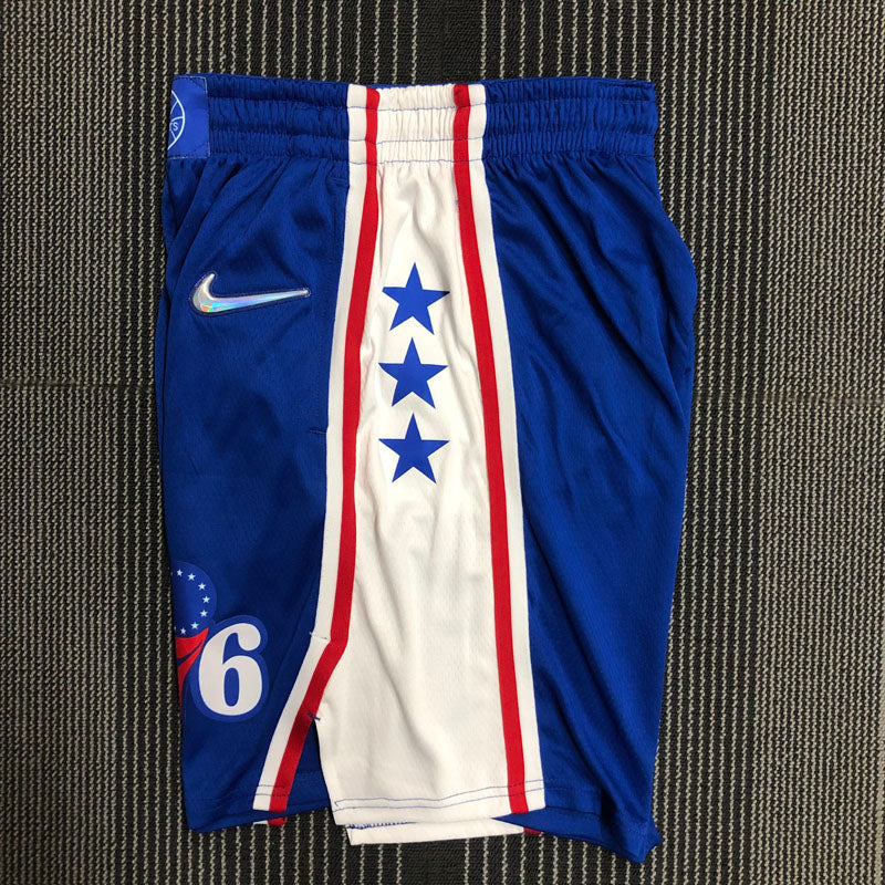 Short NBA Philadelphia 76ers Icon Edição 75 anos 21/22 Azul