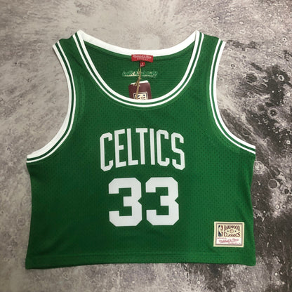 Regata Cropped Larry Bird Boston Celtics Mitchell & Ness Hardwood Classics
