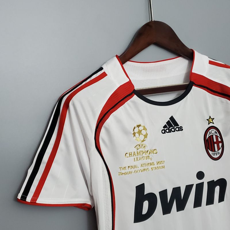 Camisa Branca Retro Teamgeist Milan 06/07