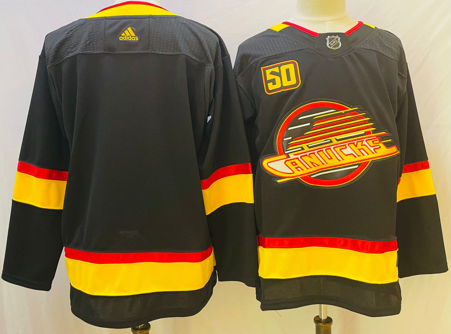 Jersey Vancouver Canucks Preta