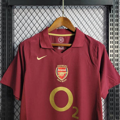 Camisa Retro Arsenal Vinho 2005