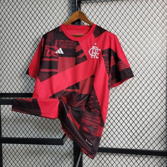 Camisa Vermelha Treino Flamengo 23/24