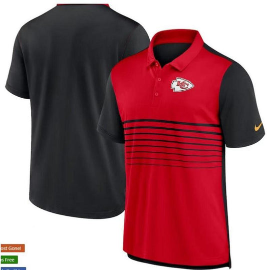 Camisa Polo Nike Kansas City Chiefs - Vermelha/Preta