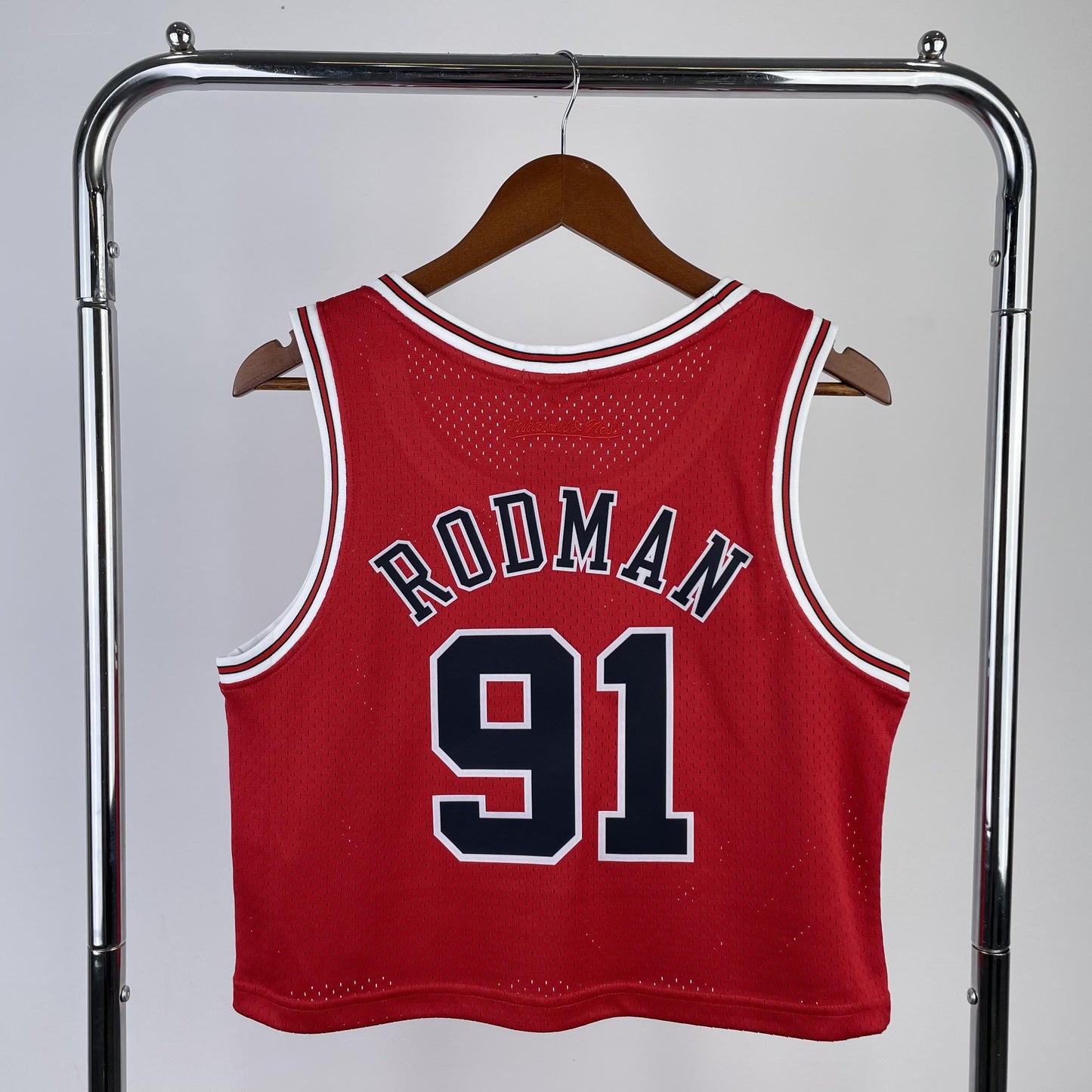 Regata Cropped Rodman Chicago Bulls Mitchell & Ness Hardwood Classics