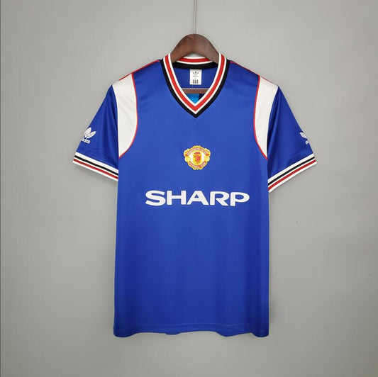 Manchester United RETRO Away Blue 1985/86