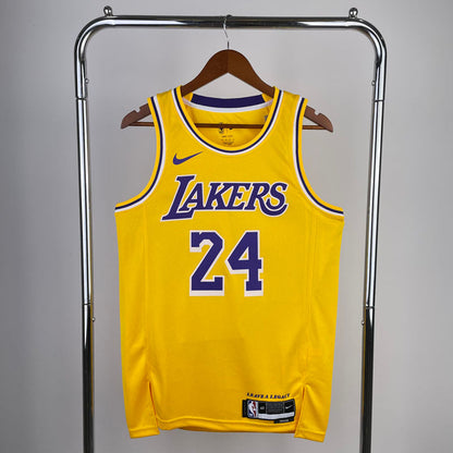 Regata NBA Los Angeles Lakers Icon Edition Kobe Bryant 24 Amarela