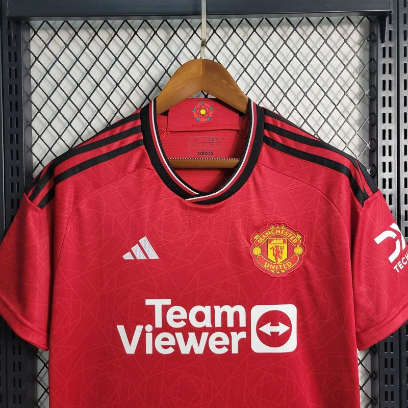 Camisa Vermelha Home Manchester United - 23/24