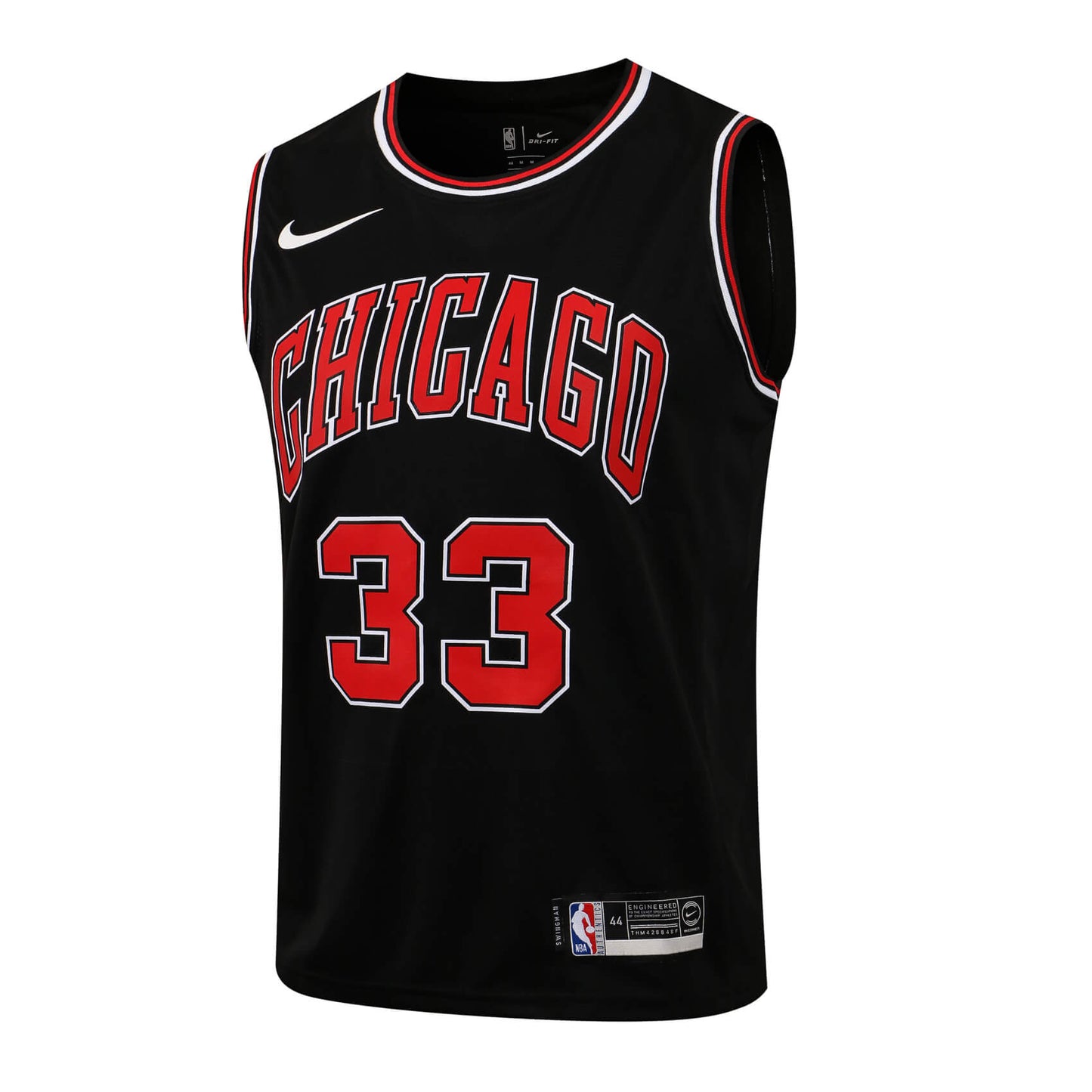 Regata NBA Chicago Bulls Pippen nº33  Masculina - Preto