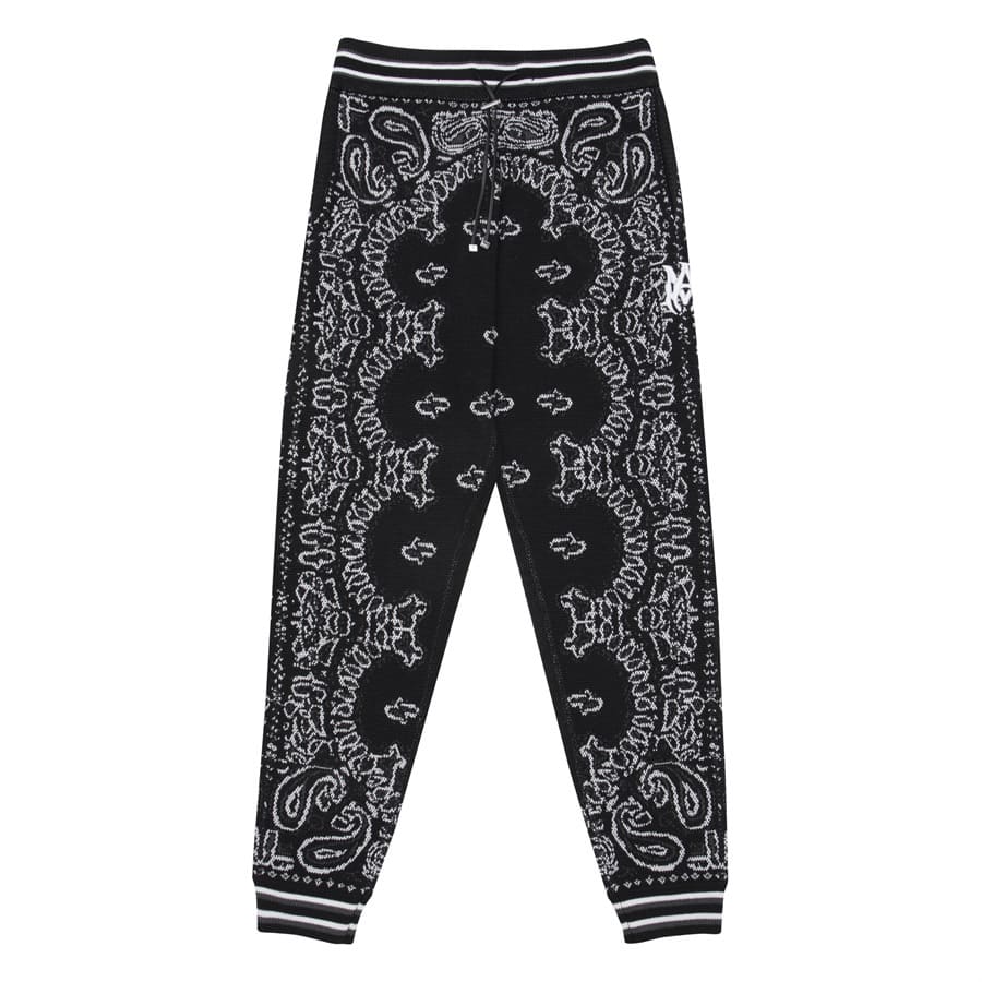 Calça Amiri Bandana B-Ball Sweatpants 'BlackGrey'