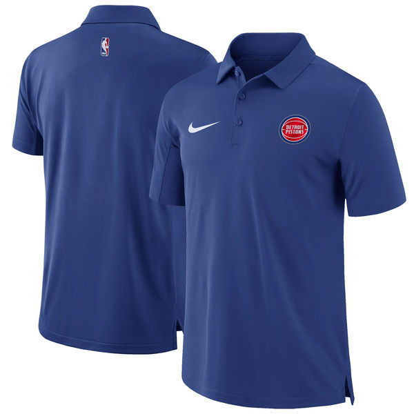 Camisa Polo Nike Detroit Pistons - Azul
