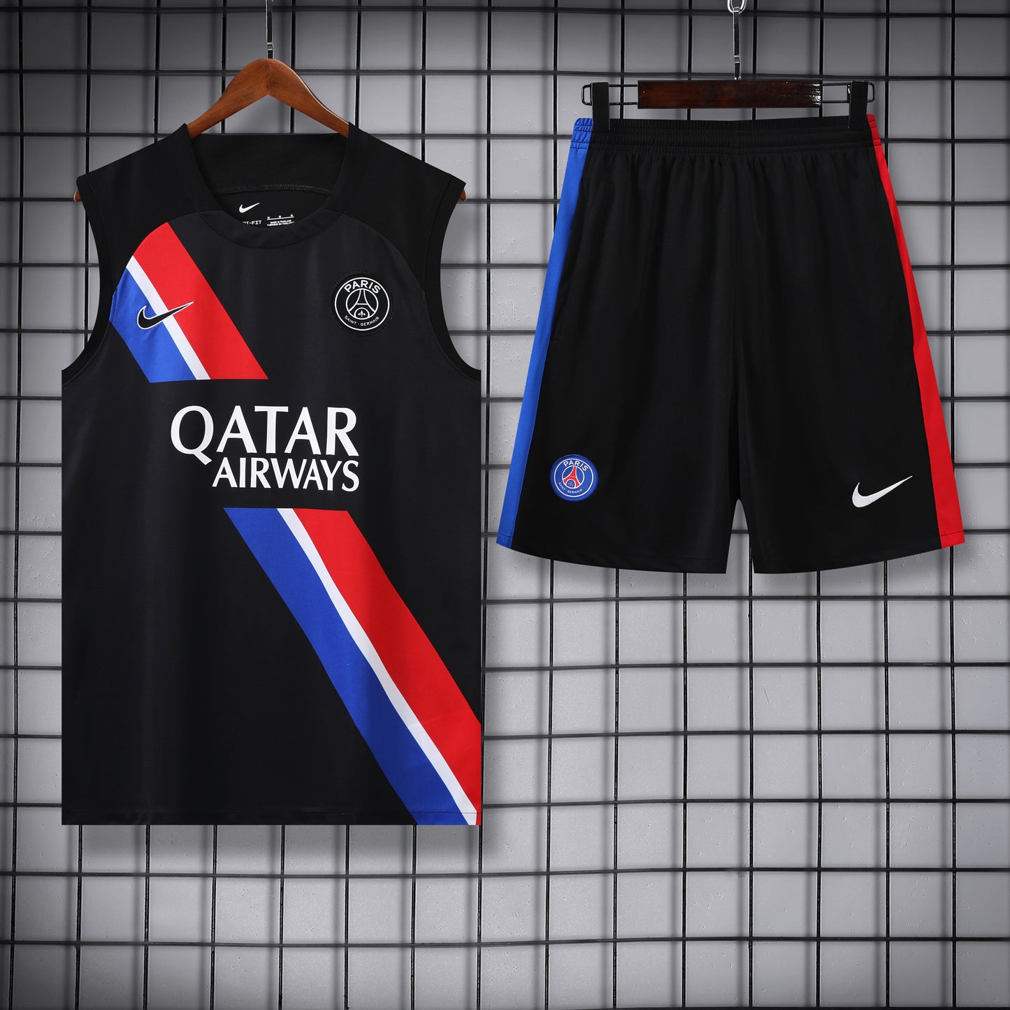 Kit Camisa Regata e Short PSG 23/24