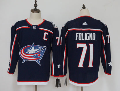 Jersey Columbus Blue Jackets Azul