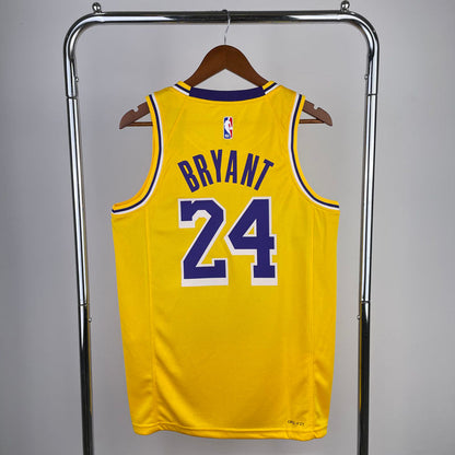 Regata NBA Los Angeles Lakers Icon Edition Kobe Bryant 24 Amarela