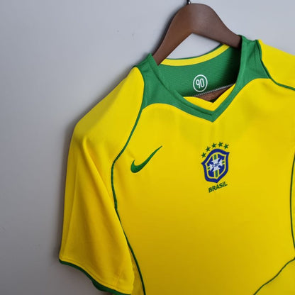 Camisa Amarela Retrô Brasil 2004