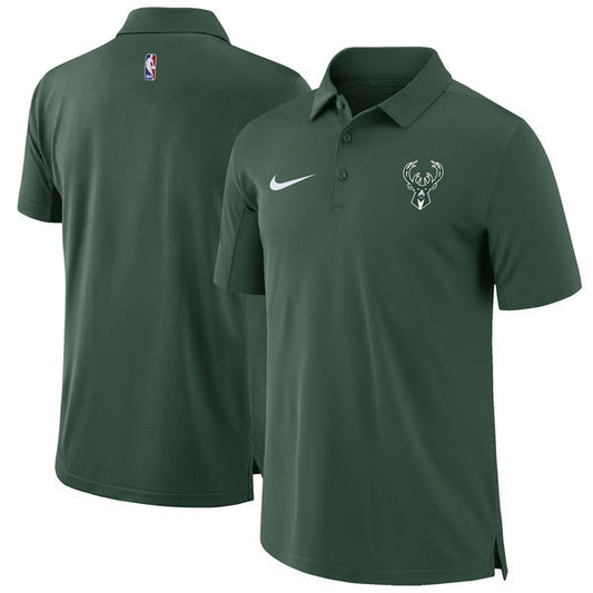 Camisa Polo Nike Milwaukee Bucks - Verde