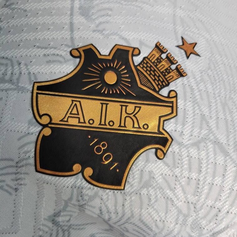 Camisa AIK Branca Stockholm Edition - Modelo Jogador