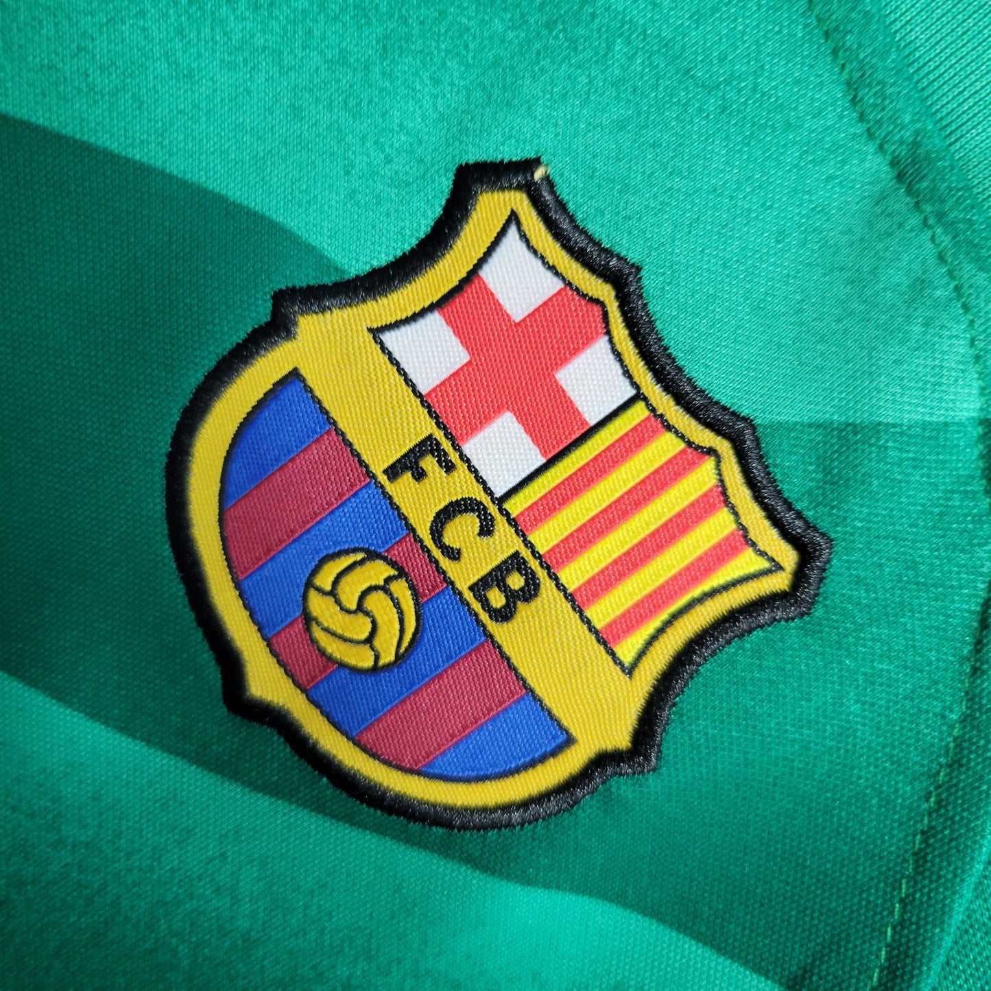 Kit Nike Barcelona Goleiro Verde - 2023/24 Infantil