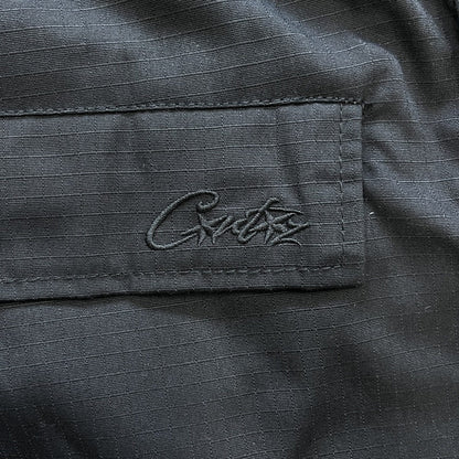 Calça Corteiz Guerillaz Cargo Black Logo