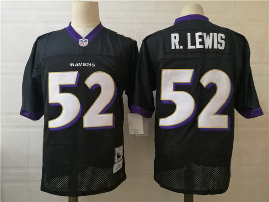 Jersey Baltimore Ravens Mitchell & Ness Throwback Preta