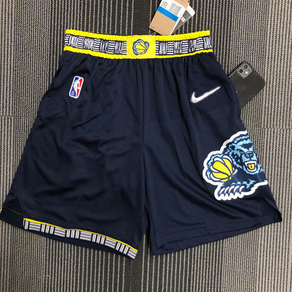 Short NBA Memphis Grizzlies Icon Edição 75 anos 21/22 Azul Escuro