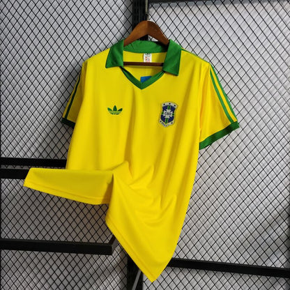 Camisa Retrô Brasil Amarela 1979