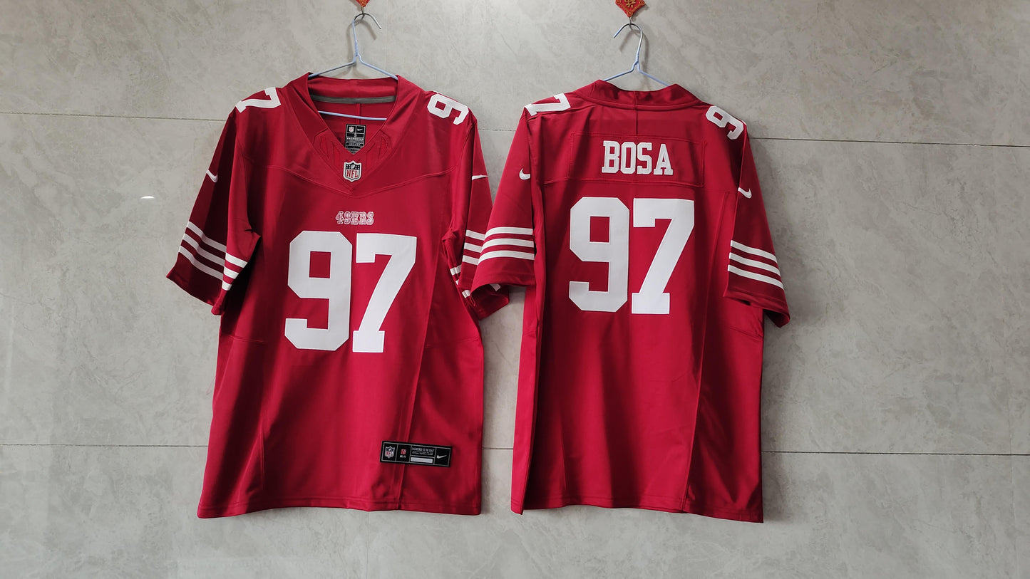 Jersey San Francisco 49ers Vapor F.U.S.E. Limited Vermelha