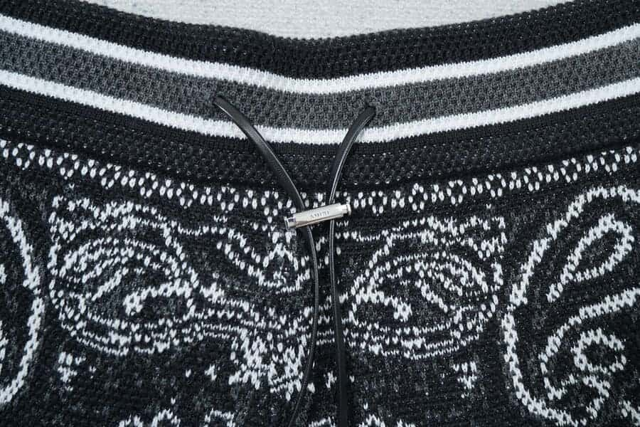 Amiri Bandana Crochet Basketball Shorts