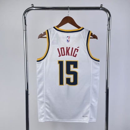 Regata Branca NBA Denver Nuggets Jokic 15